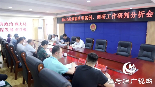 確山縣人民檢察院召開(kāi)典型案例、調(diào)研工作研判分析會(huì)