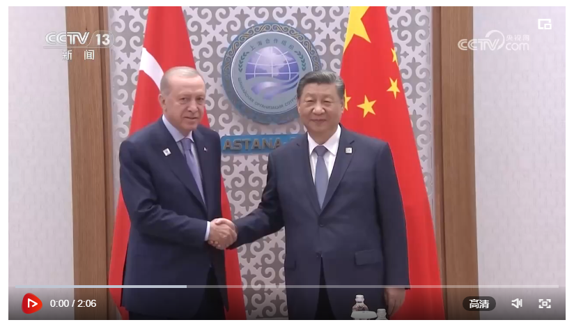 習(xí)近平會(huì)見(jiàn)土耳其總統(tǒng)埃爾多安