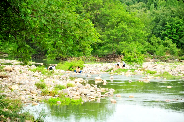 雨后的石灰窯村清新如畫(huà)