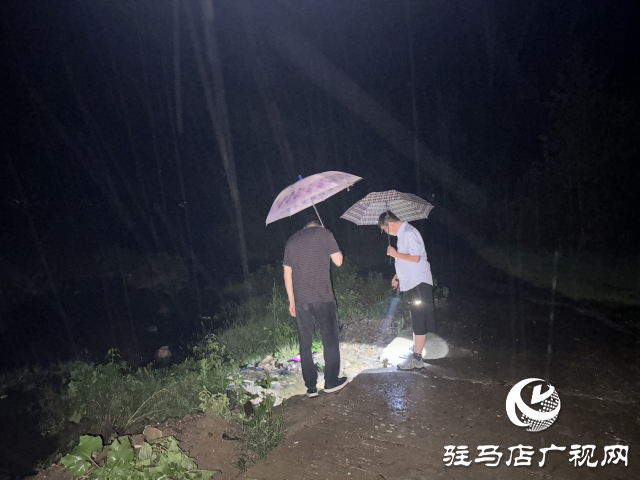 【防汛一線】確山縣石滾河鎮(zhèn):防汛一線黨旗紅 守土盡責顯擔當