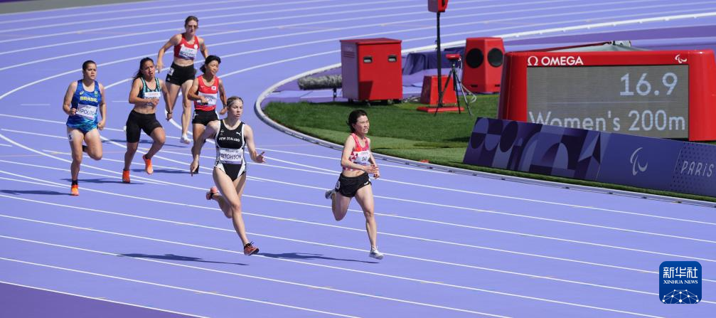 巴黎殘奧會|田徑——女子200米T36級決賽:史逸婷奪冠