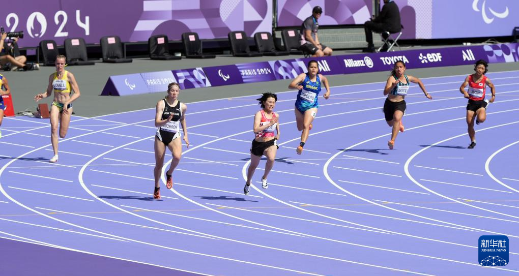 巴黎殘奧會|田徑——女子200米T36級決賽:史逸婷奪冠