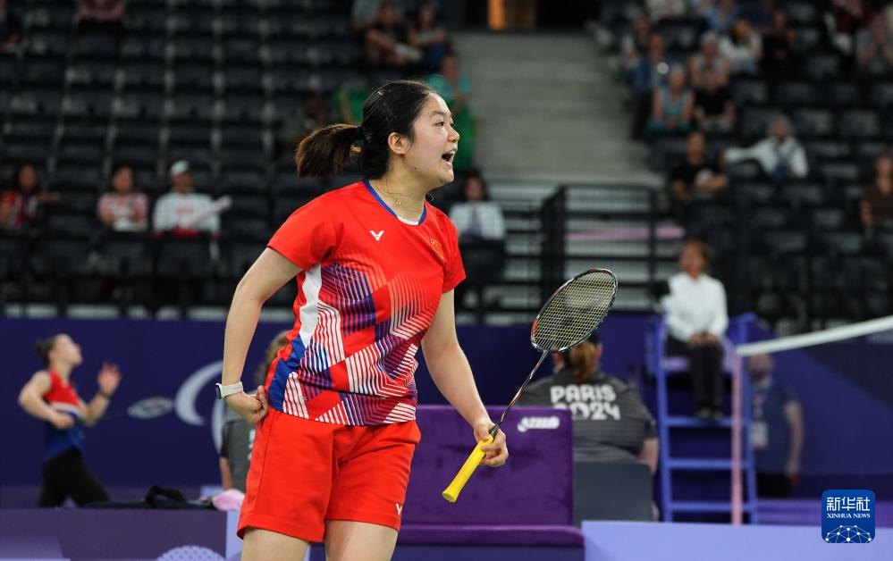 巴黎殘奧會|羽毛球——女子單打SL3級決賽:肖祖賢奪冠