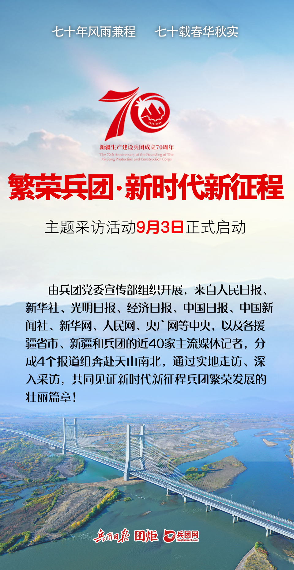 繁榮兵團·新時代新征程”主題采訪活動啟動