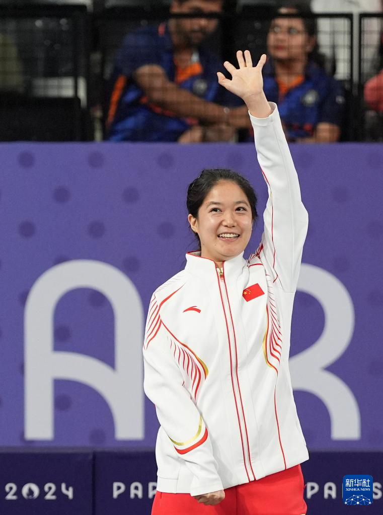 巴黎殘奧會|羽毛球——女子單打SL3級決賽:肖祖賢奪冠