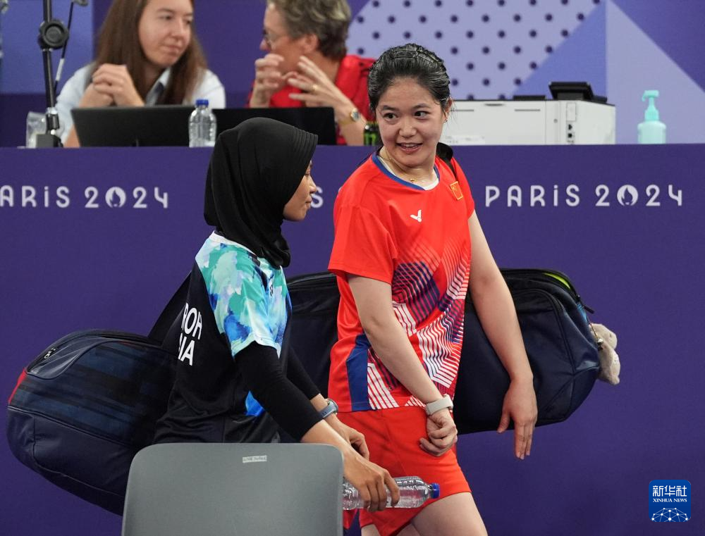 巴黎殘奧會|羽毛球——女子單打SL3級決賽:肖祖賢奪冠