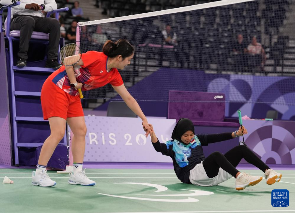巴黎殘奧會|羽毛球——女子單打SL3級決賽:肖祖賢奪冠