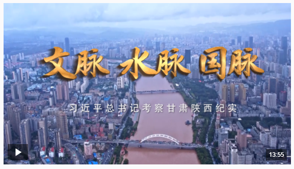 時政微紀錄丨文脈 水脈 國脈——習近平總書記考察甘肅陜西紀實