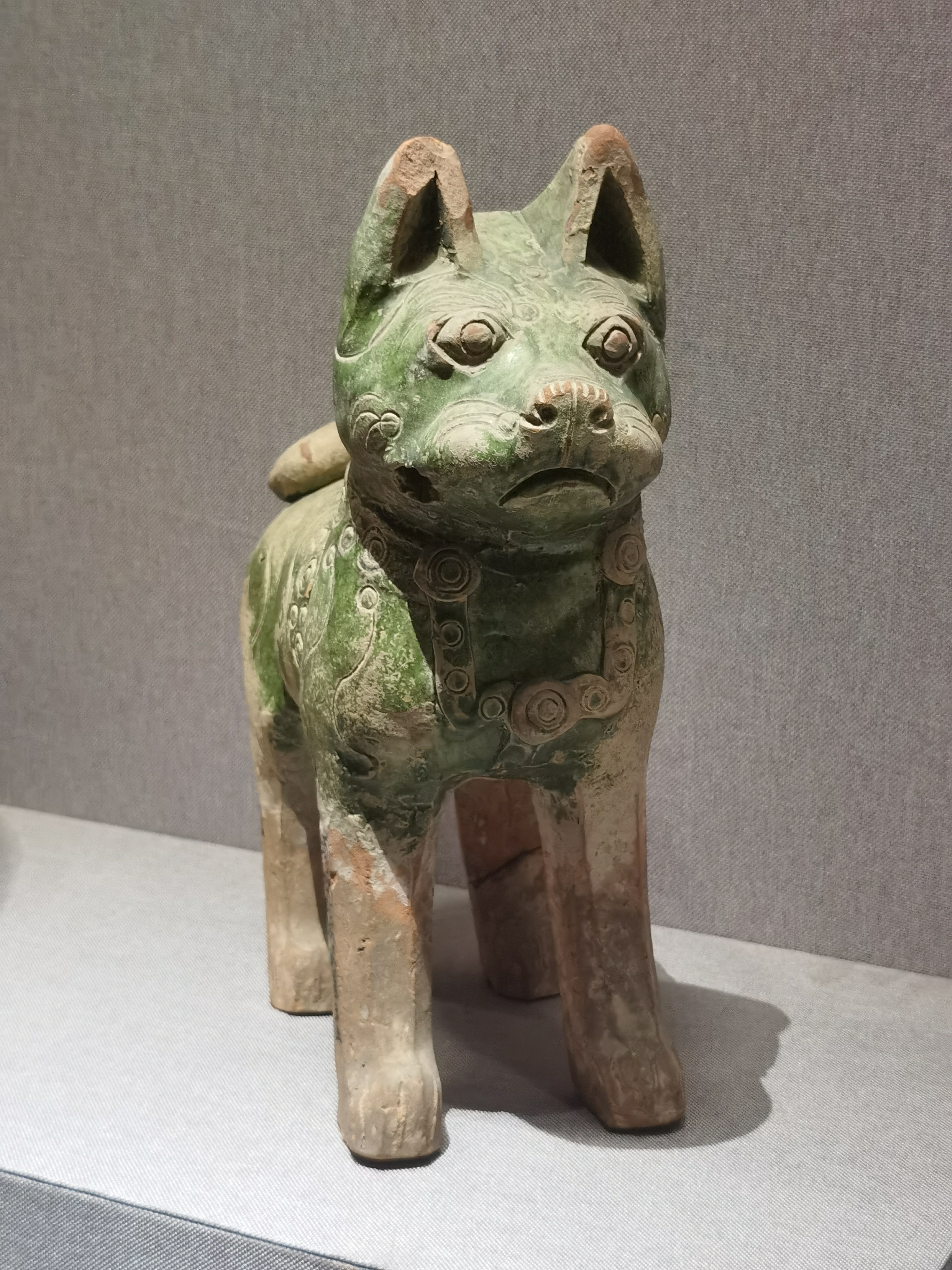 在河南博物館，古人申請(qǐng)和你交換一張小狗照片