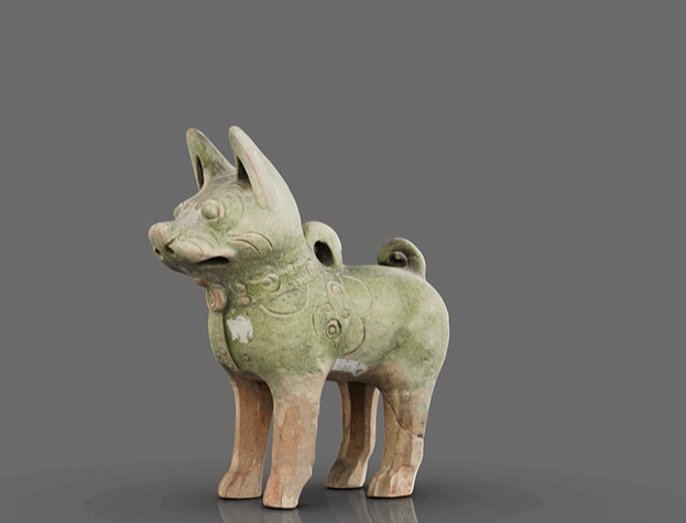 在河南博物館，古人申請(qǐng)和你交換一張小狗照片