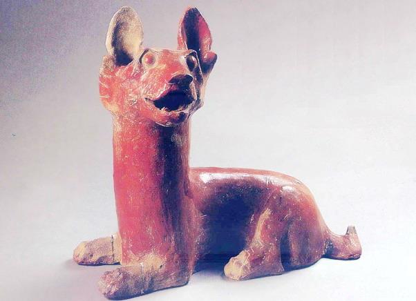 在河南博物館，古人申請(qǐng)和你交換一張小狗照片