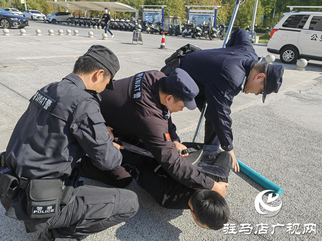 駐馬店市公安局經濟開發(fā)區(qū)分局：加強實戰(zhàn)演練提升應急處突能力