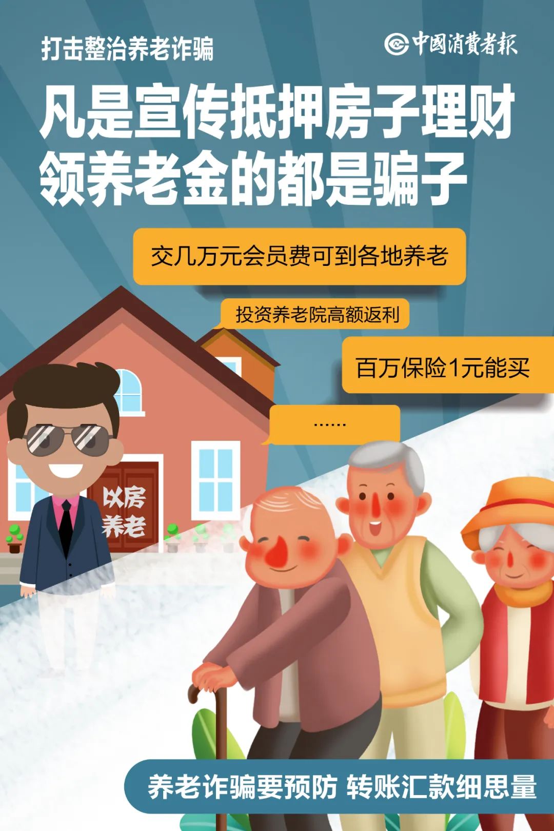 消協(xié)提醒！這些投資消費(fèi)騙局?？永先? /></p>
<p>以上這些案例無不是對(duì)不法行為進(jìn)行包裝，利用老年人處于弱勢(shì)地位，以“高返還、高收益”誘惑，嚴(yán)重侵害消費(fèi)者權(quán)益，涉嫌犯罪。</p>
<p>北京消協(xié)提醒老年消費(fèi)者</p>
<p>投資需謹(jǐn)慎，如確需投資，應(yīng)樹立理性投資理念，謹(jǐn)慎選擇投資產(chǎn)品，選擇正規(guī)投資機(jī)構(gòu)，提高防騙反詐意識(shí)，不要泄露個(gè)人信息，及時(shí)保存交易證據(jù)，依法維護(hù)自身權(quán)益</p>
<p>樹立理性投資理念。老年消費(fèi)者要做好資金規(guī)劃，不沖動(dòng)投資，不盲目追求高回報(bào)，不要將日常生活和養(yǎng)老必需的錢用來投資。</p>
<p>謹(jǐn)慎選擇投資產(chǎn)品。投資有風(fēng)險(xiǎn),選擇需謹(jǐn)慎。老年消費(fèi)者不要盲目跟風(fēng)，謹(jǐn)防參與非法集資活動(dòng)。多與子女商量，確認(rèn)好投資產(chǎn)品后再進(jìn)行投資。</p>
<p>選擇正規(guī)投資機(jī)構(gòu)。老年消費(fèi)者投資理財(cái)一定要通過正規(guī)平臺(tái)或官方渠道，不輕信理財(cái)廣告，不聽信可疑電話和短信。在購買投資產(chǎn)品前，應(yīng)查看經(jīng)營者的營業(yè)執(zhí)照及業(yè)務(wù)經(jīng)營許可證，充分了解相關(guān)合同條款。</p>
<p>不要泄露個(gè)人信息。老年消費(fèi)者在日常生活中要增強(qiáng)個(gè)人信息安全意識(shí)，個(gè)人信息不外泄，以防個(gè)人信息被冒用、濫用或非法使用。</p>
<p>提高防騙反詐意識(shí)。老年消費(fèi)者可下載國家反詐中心應(yīng)用程序，主動(dòng)學(xué)習(xí)防詐騙知識(shí)。對(duì)陌生號(hào)碼、鏈接、陌生賬號(hào)要提高警惕，做到不輕信、不透露、不轉(zhuǎn)賬。</p>
<p>及時(shí)保存交易證據(jù)。在購買投資產(chǎn)品時(shí)，應(yīng)主動(dòng)索要發(fā)票、收據(jù)等消費(fèi)憑證，保留宣傳和承諾信息、交易記錄、合同訂單、等相關(guān)證據(jù)，以便用于維護(hù)自身權(quán)益。</p>
<p>依法維護(hù)自身權(quán)益。如遇到投資消費(fèi)糾紛，應(yīng)及時(shí)與投資機(jī)構(gòu)及平臺(tái)協(xié)商解決，如協(xié)商不成，可向消費(fèi)者協(xié)會(huì)或行業(yè)主管部門投訴，或提請(qǐng)仲裁機(jī)構(gòu)仲裁以及向人民法院提起訴訟。若發(fā)現(xiàn)疑似遭遇詐騙或非法金融活動(dòng)，應(yīng)立即向公安機(jī)關(guān)報(bào)案。（記者 萬曉東）</p>
      <!--ecms.*-->
      <p class=