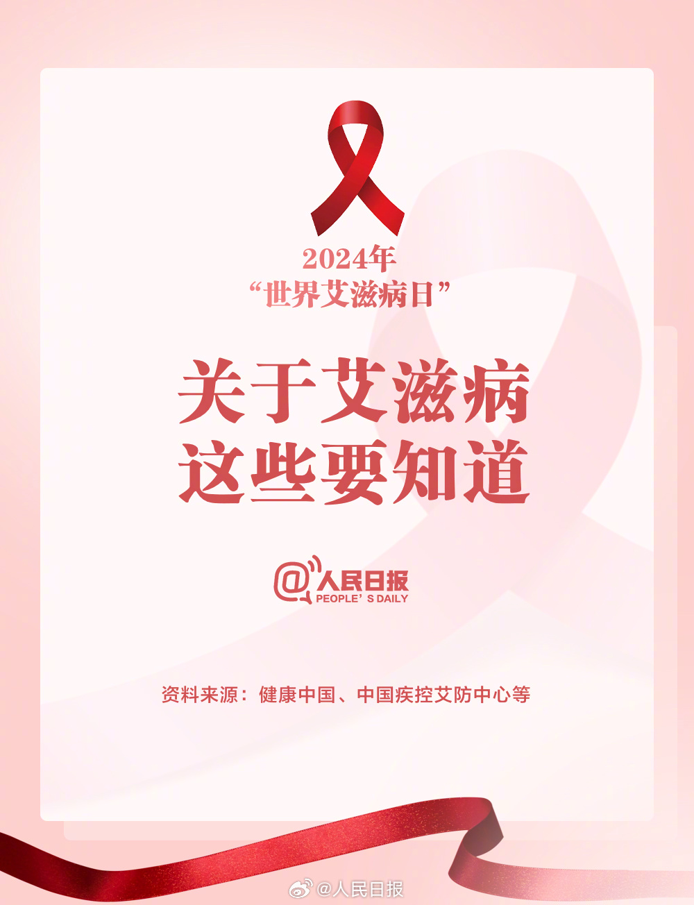 轉(zhuǎn)存了解！關(guān)于艾滋病這些你要知道