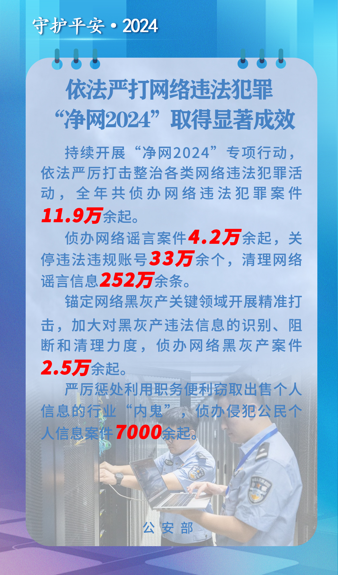嚴懲有組織造謠炒作！去年公安機關偵辦網(wǎng)絡謠言案4.2萬余起