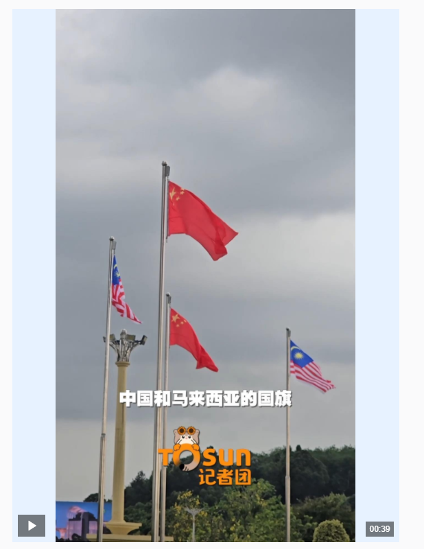 時(shí)政Vlog丨友好氛圍拉滿！布城街頭中馬國(guó)旗飄揚(yáng)