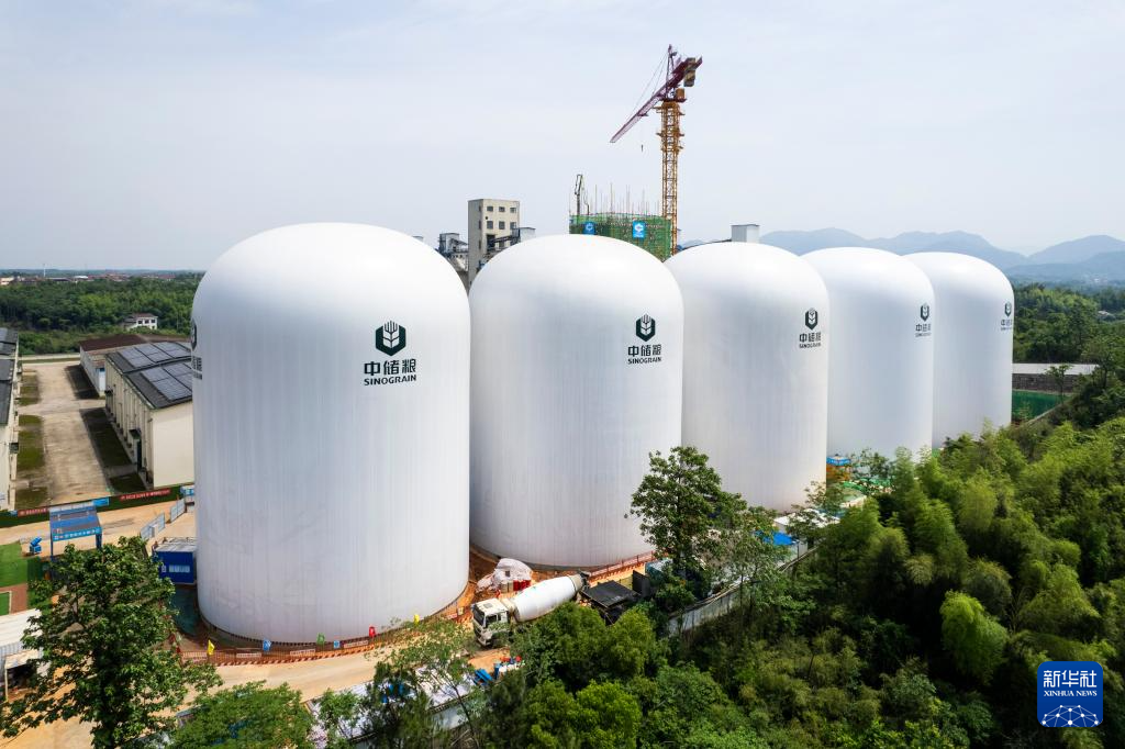 探訪我國首批五座9000噸級氣膜糧倉