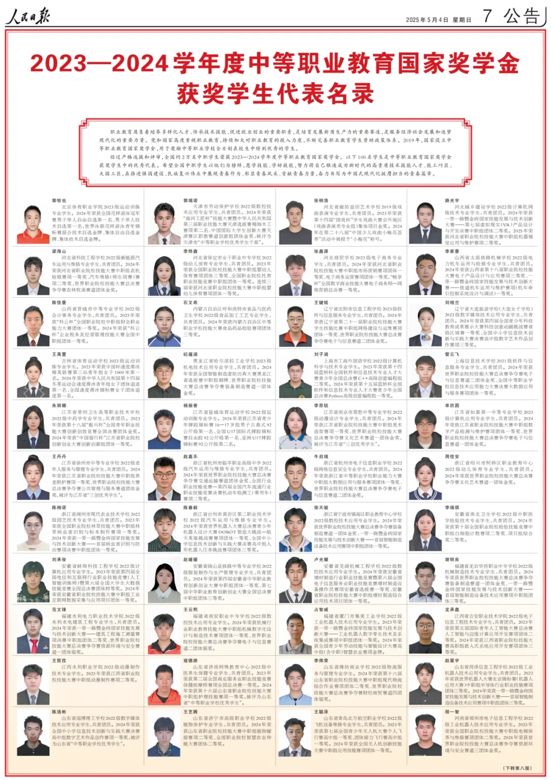 祝賀！河南這10名學(xué)生登上《人民日報(bào)》