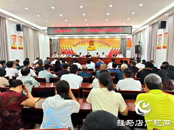 平輿縣射橋鎮(zhèn)：召開“三夏”秸稈禁燒和綜合利用動員大會