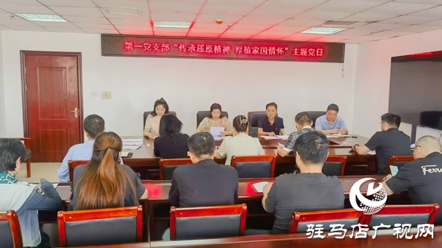 駐馬店廣播電視臺第一黨支部：傳承屈原精神 厚植家國情懷