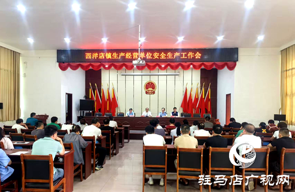 平輿縣西洋店鎮(zhèn)召開生產(chǎn)經(jīng)營單位安全生產(chǎn)工作會