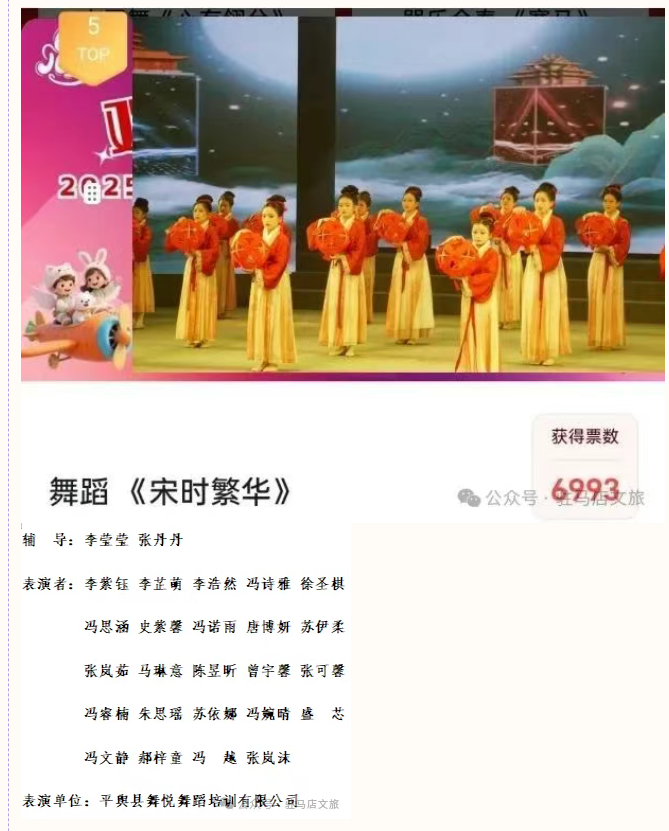 【名單公布】2025年駐馬店市慶“六·一”少兒文藝匯演網(wǎng)絡最受歡迎節(jié)目與主持人評選結(jié)果出爐