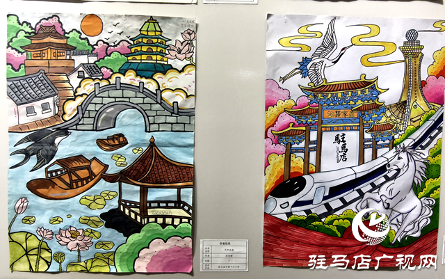 “親子悅讀藝術(shù)共創(chuàng)·出彩天中我來(lái)繪”少兒繪畫(huà)展在駐馬店市文化館開(kāi)展