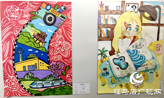 “親子悅讀藝術(shù)共創(chuàng)·出彩天中我來(lái)繪”少兒繪畫(huà)展在駐馬店市文化館開(kāi)展
