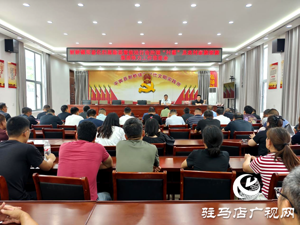 平輿縣射橋鎮(zhèn)召開掃黑除惡暨依法打擊治理“村霸”及農(nóng)村家族宗族黑惡勢力工作推進(jìn)會(huì)