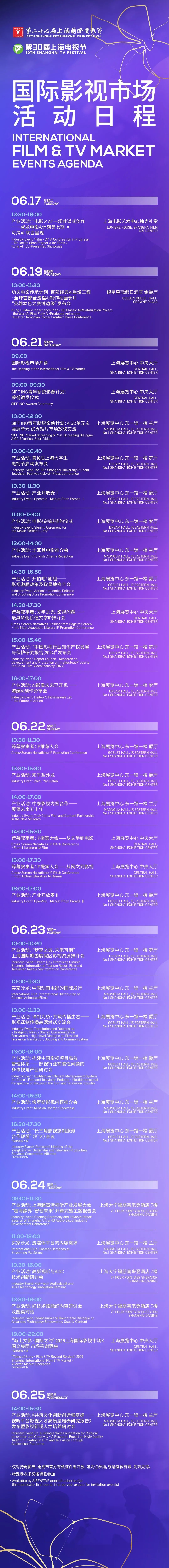 6月21日開幕，2025上海國際影視市場展前必讀
