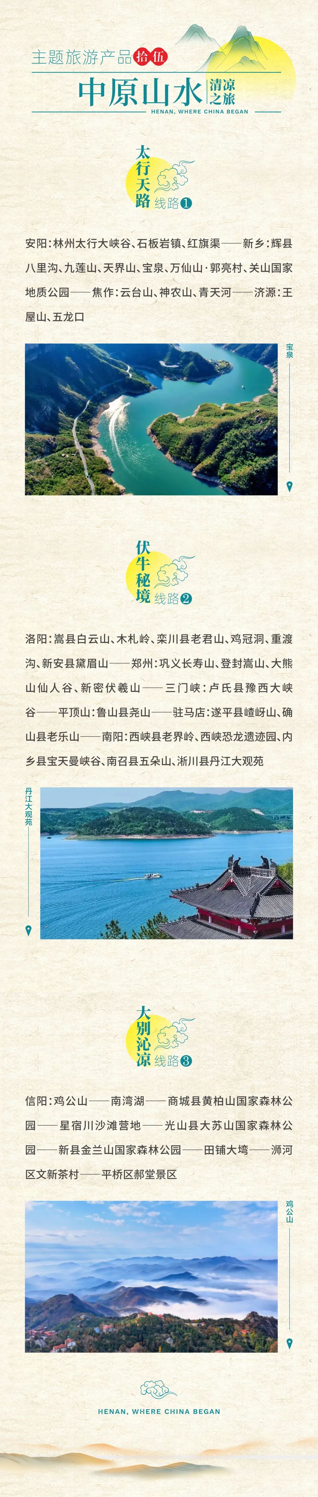 怎么玩任你選！老家河南15大主題精品旅游線路來啦→