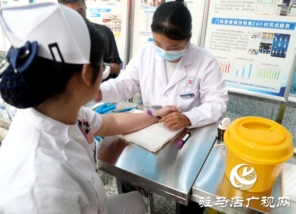 白衣天使獻愛心 平輿縣人民醫(yī)院職工踴躍參加造血干細胞采樣入庫