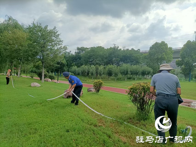 確山縣：多措并舉應(yīng)對高溫“烤”驗 保障城市平穩(wěn)運行