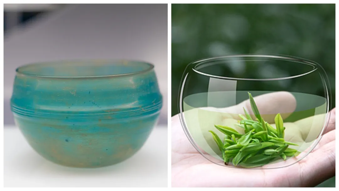 文博日歷丨誰家玻璃杯“穿越”了？這可是實打?qū)嵉臐h代產(chǎn)品