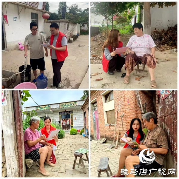 平輿縣委政法委組織工作人員開展反邪教入戶宣傳活動