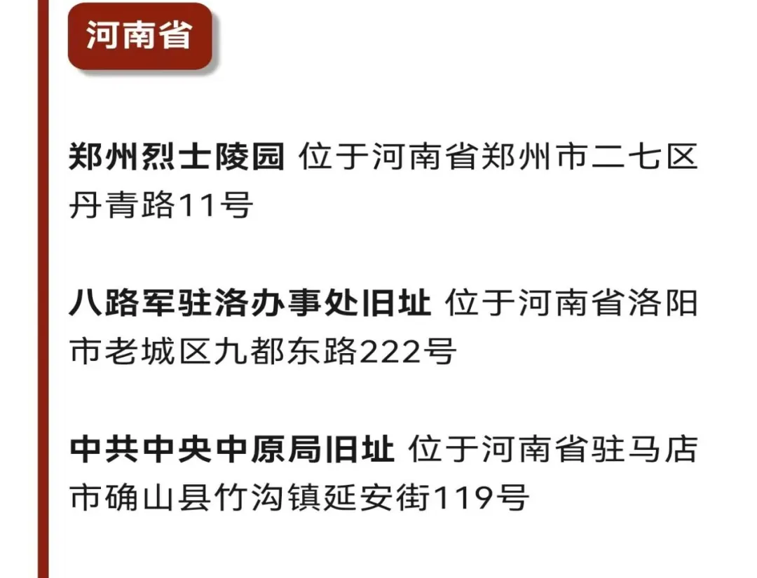 第四批國家級抗戰(zhàn)紀念設施、遺址公布！中共中央中原局舊址名列其中！
