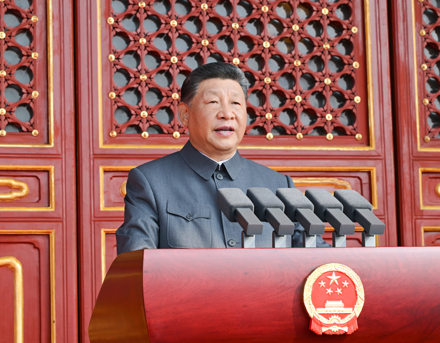 紀念中國人民抗日戰(zhàn)爭暨世界反法西斯戰(zhàn)爭勝利80周年大會在京隆重舉行