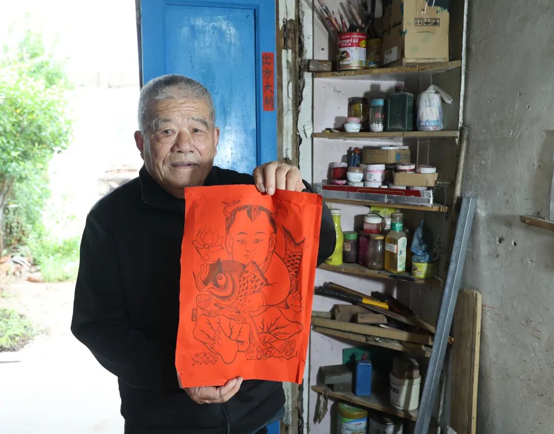 縣區(qū)動(dòng)態(tài)｜92歲省級(jí)非遺傳承人李傳清 以刀為筆刻繪“德勝祥”年畫新韻