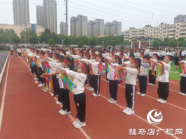  經(jīng)濟開發(fā)區(qū)金雀路小學(xué)舉行“揚少年風(fēng)貌 展隊列英姿”隊列隊形展示活動