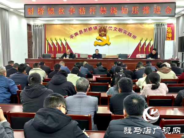 平輿縣射橋鎮(zhèn):召開秸稈禁燒加壓推進(jìn)會(huì) 筑牢三秋防火墻