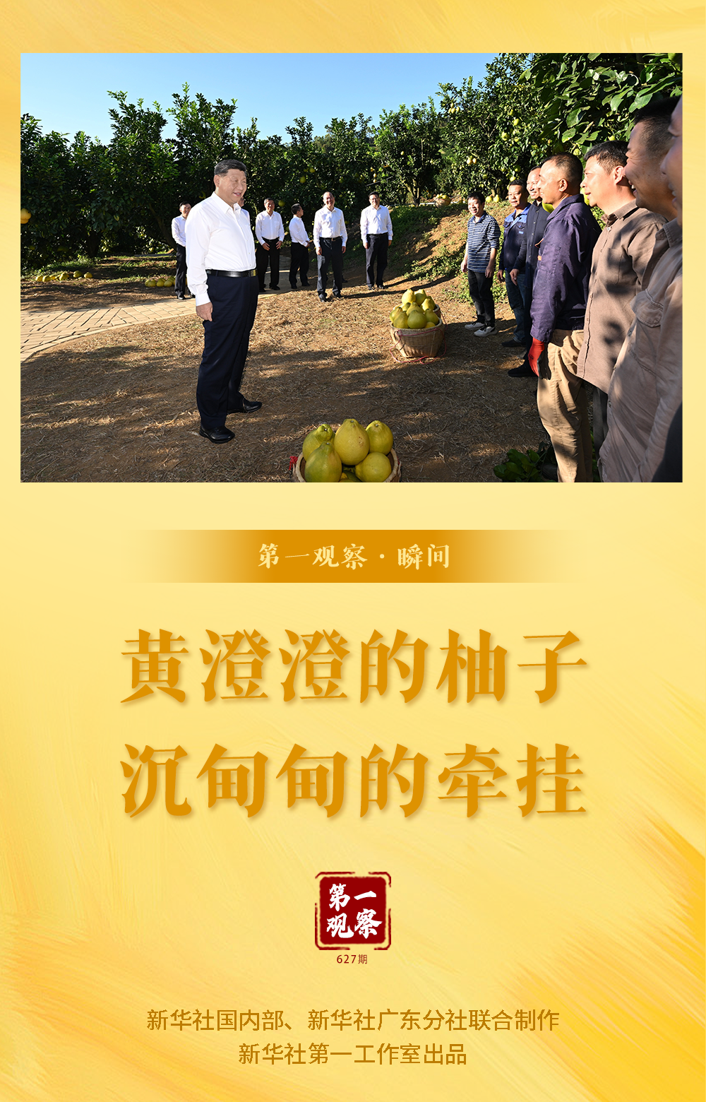 第一觀察·瞬間 | 黃澄澄的柚子，沉甸甸的牽掛