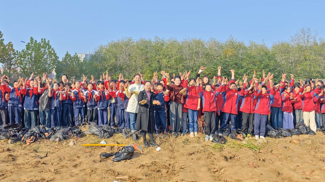 駐馬店實(shí)驗(yàn)小學(xué):田間挖薯趣無(wú)窮 勞動(dòng)實(shí)踐樂(lè)融融