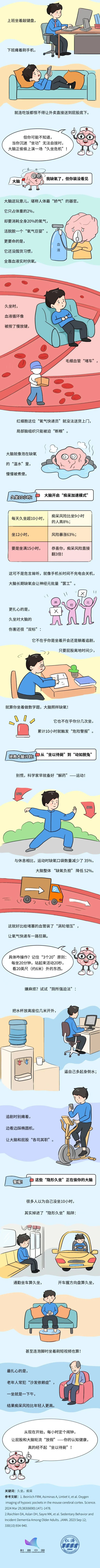 每天久坐超過(guò)這個(gè)時(shí)間，你的大腦便會(huì)開(kāi)啟“癡呆加速模式”