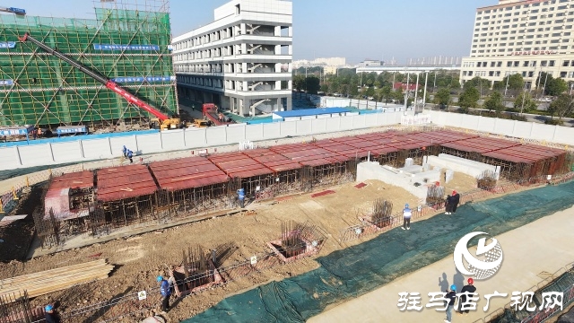 駐馬店市區(qū)順河110KV變電站正在加快建設(shè)