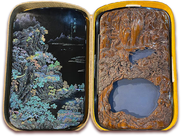 每日文物丨這塊螺鈿插屏，定格了陶淵明的悠然一刻