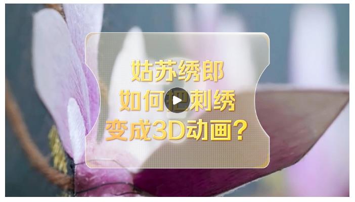 改革者 正青春｜姑蘇繡郎如何把刺繡變成3D動(dòng)畫(huà)？