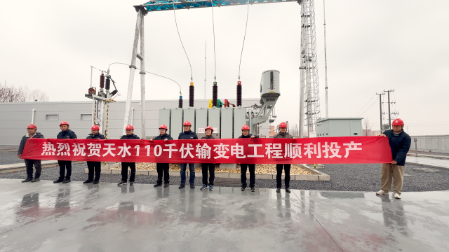 平輿天水110kV輸變電工程建成投入使用