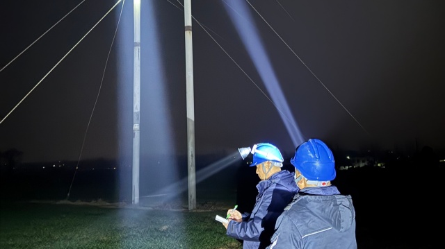 國網(wǎng)泌陽縣供電公司：夜間測溫保供電 寒冬守護“不打烊”