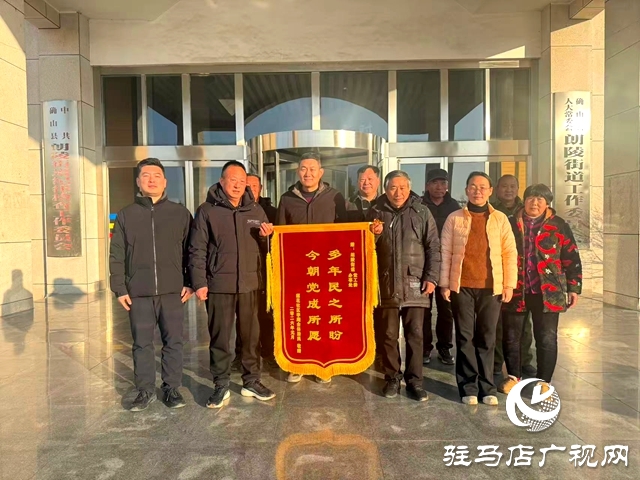 確山縣朗陵街道：心系群眾辦實事 修通道路連民心