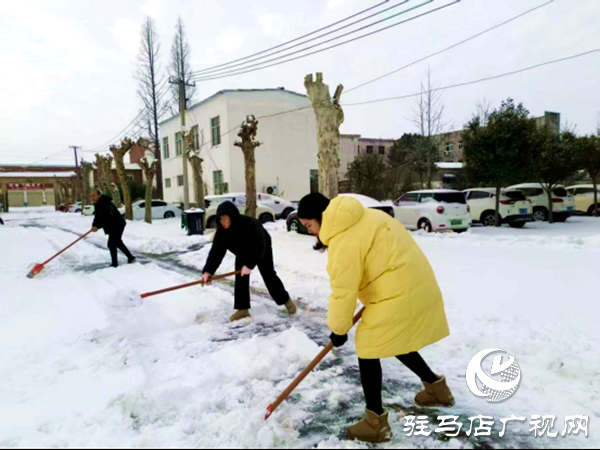 遂平縣花莊鎮(zhèn)：清雪除障戰(zhàn)嚴(yán)寒 干群同心保暢通